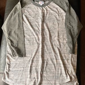 Like New! Lula Roe Women’s size XL light pink and grey.